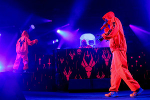 Die Antwoord performs a late night set at the 2014 Bonnaroo Music and Arts Festival during the early morning hours of June 14, 2014. (Matt Masters/MTSU Sidelines)