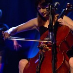 Cellist Alana Henderson performs with Hozier at the Ryman Auditorium in Nashville, Tenn. on Monday, March 16, 2015. The concert was the second of three sold out shows for Hozier at the Ryman this week. (MTSU Sidelines/Brett Turner)