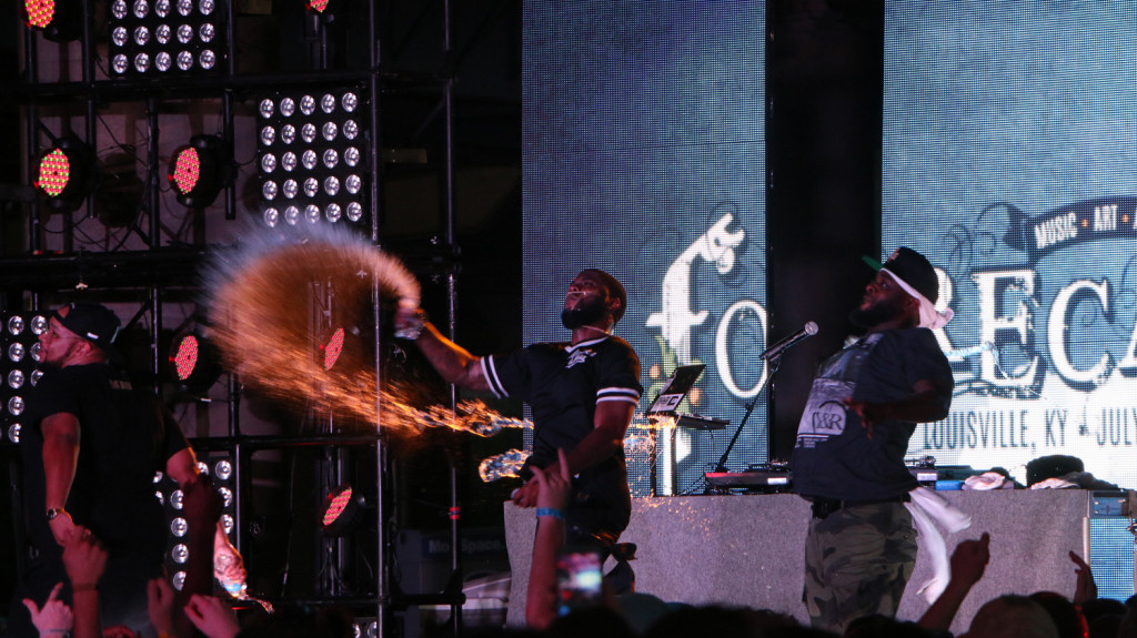 Big K.R.I.T. performs at the Forecastle Festival in Louisville, Ky., on Friday, July 17, 2015. (MTSU Sidelines / John Connor Coulston)