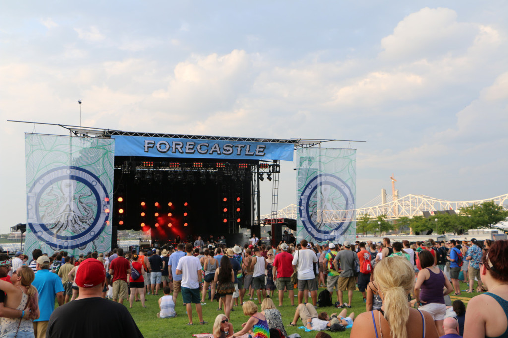 The Gaslight Anthem performs at the Forecastle Festival in Louisville, Ky., on Friday, July 17, 2015. (MTSU Sidelines / John Connor Coulston)