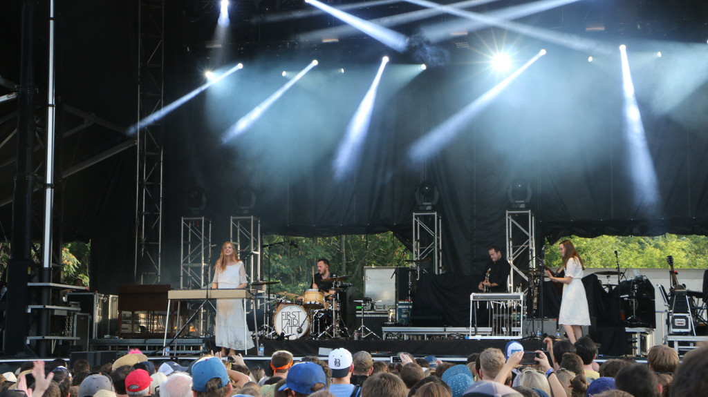 First Aid Kit performs at the Sloss Music & Arts Festival in Birmingham, Ala., on Saturday, July 18, 2015. (MTSU Sidelines / John Connor Coulston)