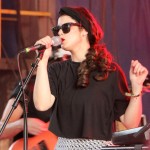 Marlana Sheetz of Milo Greene performs at the Sloss Music & Arts Festival in Birmingham, Ala., on Sunday, July 19, 2015. (MTSU Sidelines / John Connor Coulston)