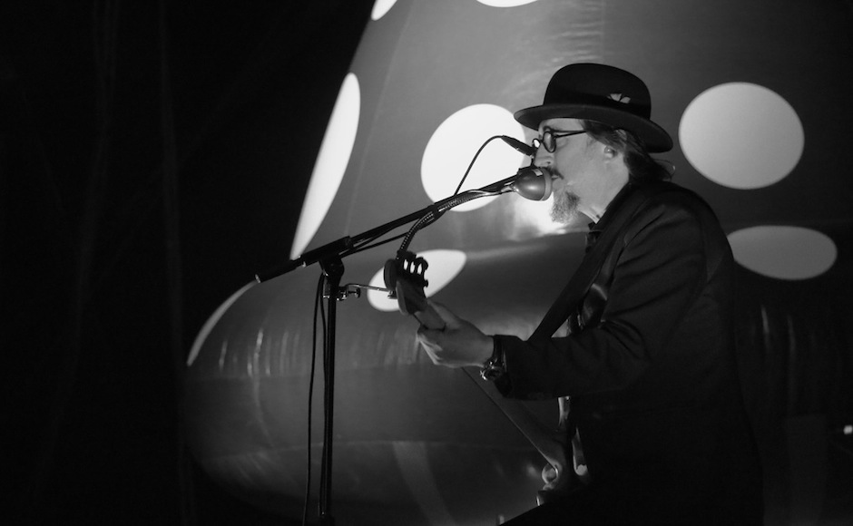 Les Claypool of Primus performs at the Sloss Music & Arts Festival in Birmingham, Ala., on Sunday, July 19, 2015. (MTSU Sidelines / John Connor Coulston)