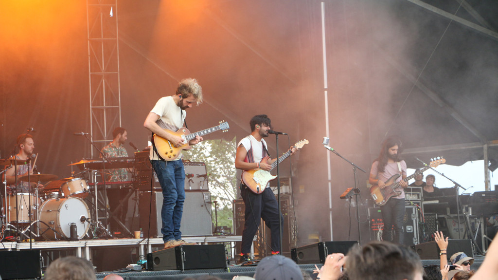 Young the Giant perform at the Sloss Music & Arts Festival in Birmingham, Ala., on Saturday, July 18, 2015. (MTSU Sidelines / John Connor Coulston)