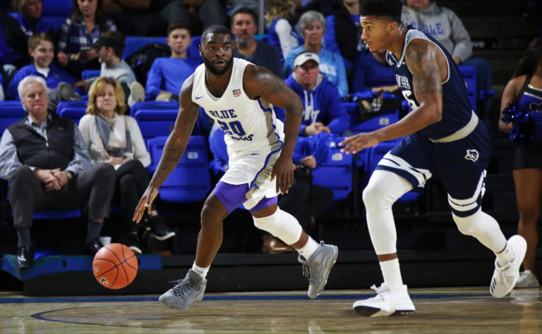Men’s Basketball: Potts’ big second half leads to blowout win over Rice