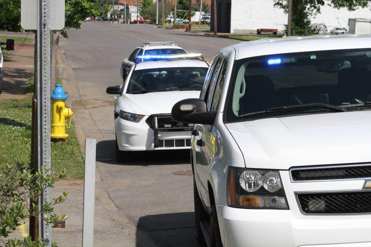 Murfreesboro Police vehicles at crime scene.

Photo by Cat Murphy
MTSU alum
Stock photo