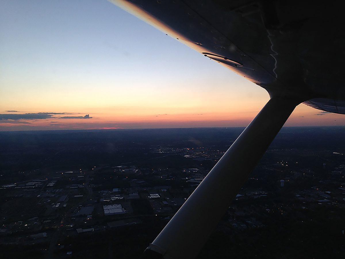 A flight instructor gets about 250 hours a semester, according to Jesse Hackworth, a sophomore professional pilot major. 