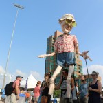 A shot of the festival grounds at the Forecastle Festival in Louisville, Kentucky on Sunday, July 20, 2015. (MTSU Sidelines / Dylan Skye Aycock)