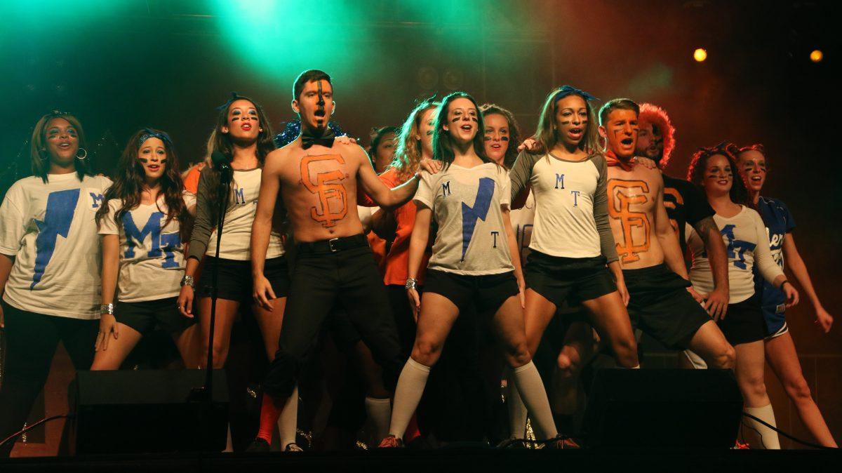 Photos from the 2014 Fight Song Competition, August 28, 2014. Photo by Jackson Jones