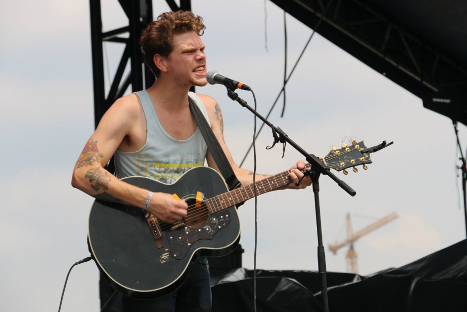 CJ Hardee of Matrimony performs at the Forecastle Festival in Louisville, Kentucky on Sunday, July 20, 2015. (MTSU Sidelines / John Connor Coulston)