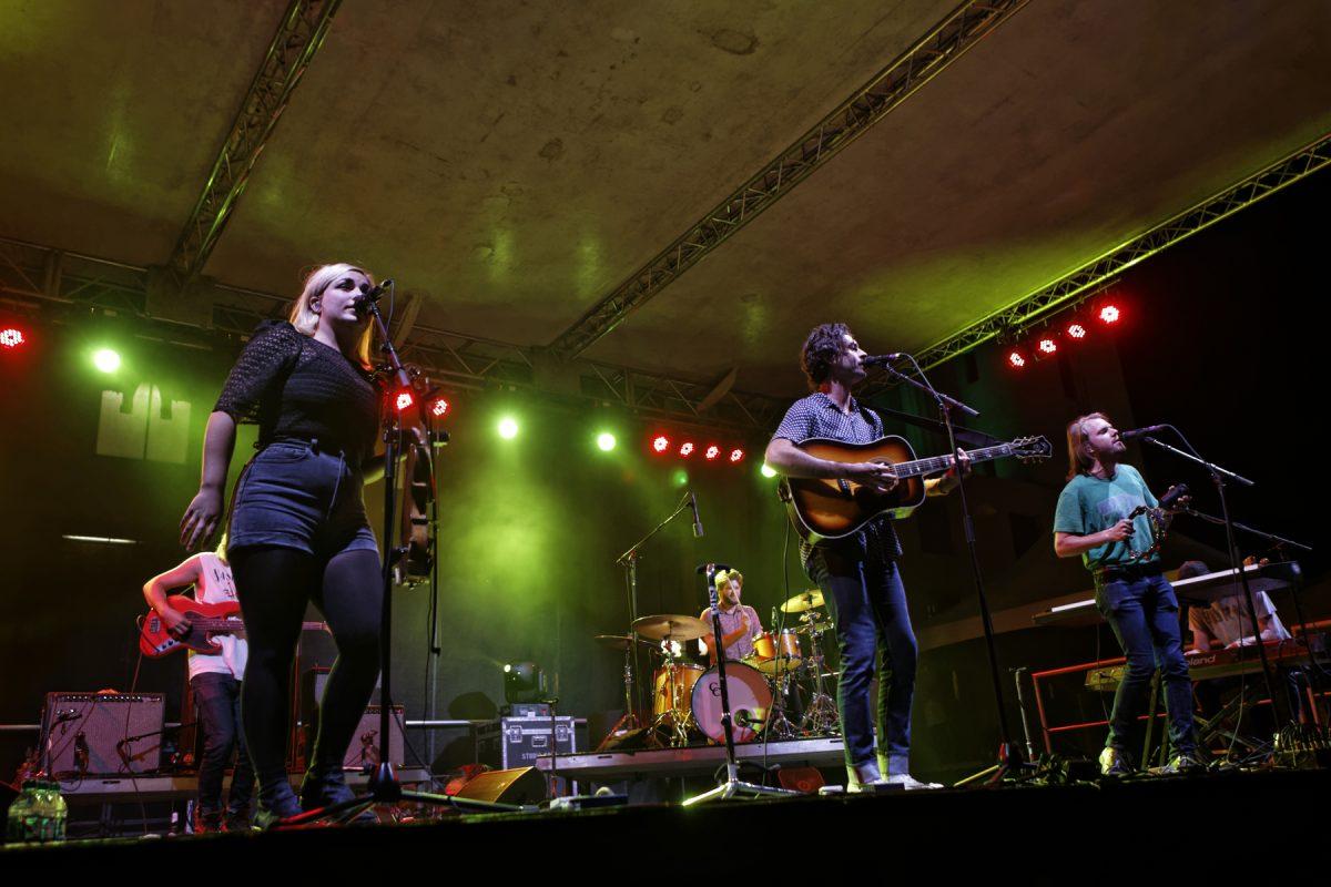 The Head and the Heart headlined Thursday night at Live on the Green, August 21, 2014.

Photo by Greg French
MTSU Sidelines
Staff photographer