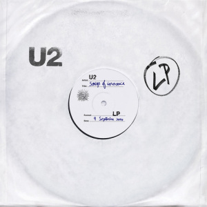 "Songs of Innocence" album artwork. Photo courtesy of U2