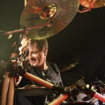 Korn drummer Ray Luzier performs at Bridgestone Arena in Nashville, Tenn. on Friday, Nov. 22, 2014. The band was opening for Slipknot on their "Prepare for Hell" Tour. (MTSU Sidelines/Matt Masters)