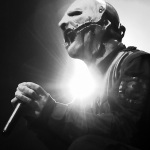 Slipknot frontman Corey Taylor performs at Bridgestone Arena in Nashville, Tenn. on Friday, Nov. 22, 2014. The band was playing a headlining show on their "Prepare for Hell" Tour. (MTSU Sidelines/Matt Masters)