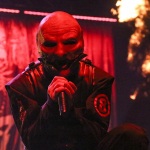 Slipknot frontman Corey Taylor performs at Bridgestone Arena in Nashville, Tenn. on Friday, Nov. 22, 2014. The band was playing a headlining show on their "Prepare for Hell" Tour. (MTSU Sidelines/Matt Masters)