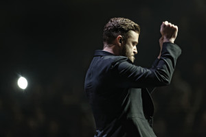 Justin Timberlake performs at Bridgestone Arena in Nashville, Tenn. on Friday, Dec. 19, 2014. The show marked the second time he visited Nashville during his "20/20 Experience World Tour." (MTSU Sidelines/Greg French)