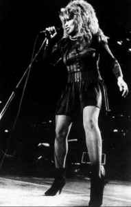 Tina Turner performs at Murphy Center in Murfreesboro, Tenn. on Thursday, Oct. 29, 1987. (Jack Ross/MTSU Photo Services)