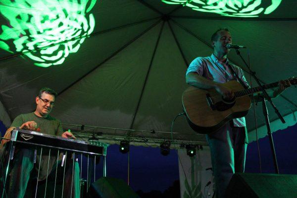 Levi Massie performing at Mickey's Bar & Grill in Manchester, Tenn. on June 7, 2015. The performance was a part of MusicTree: A Festival of the Arts. (MTSU Sidelines / Michael Patton)