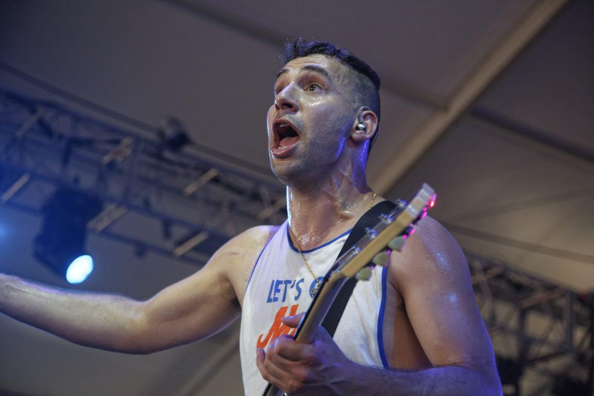 Jack Antonoff of Bleachers performs at the Bonnaroo Music and Arts Festival in Manchester, Tenn. on Saturday, June 13, 2015. (MTSU Seigenthaler News Service / Gregory French)