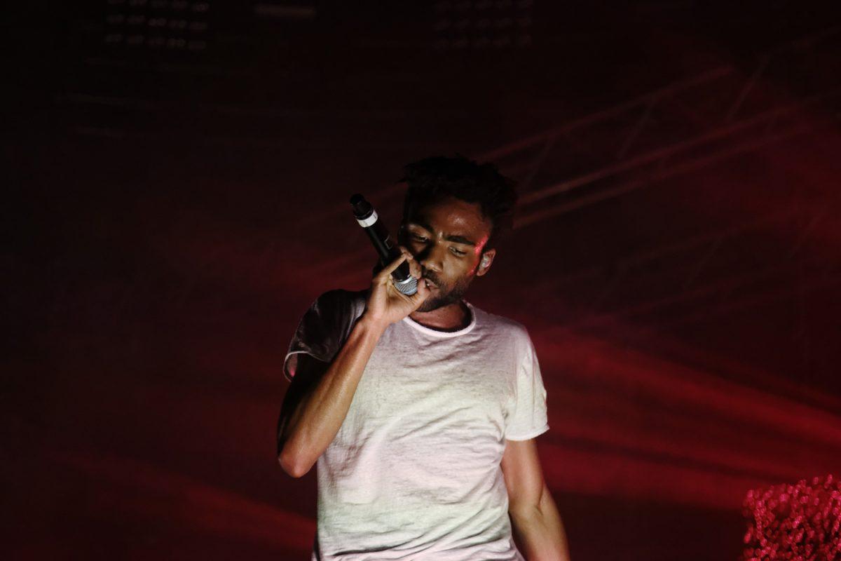 Childish Gambino performs at the Bonnaroo Music and Arts Festival in Manchester, Tenn. on Saturday, June 13, 2015. (MTSU Seigenthaler News Service / Gregory French)