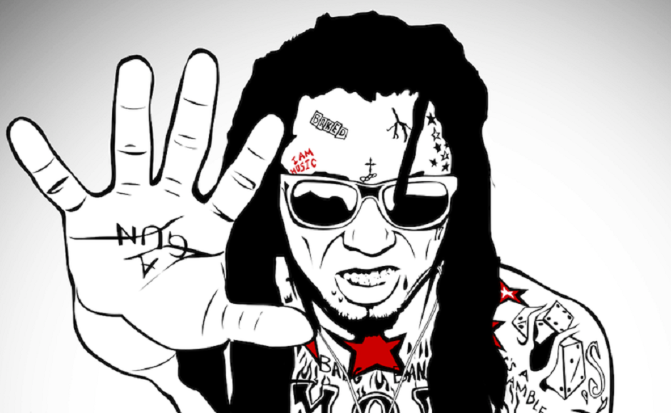 The album artwork for Lil Wayne's "Dedication 5" (FILE)