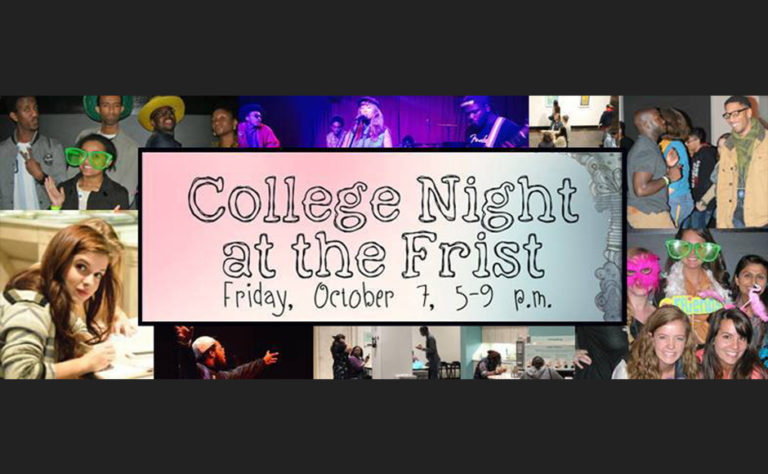 College Night at the Frist free for students this Friday