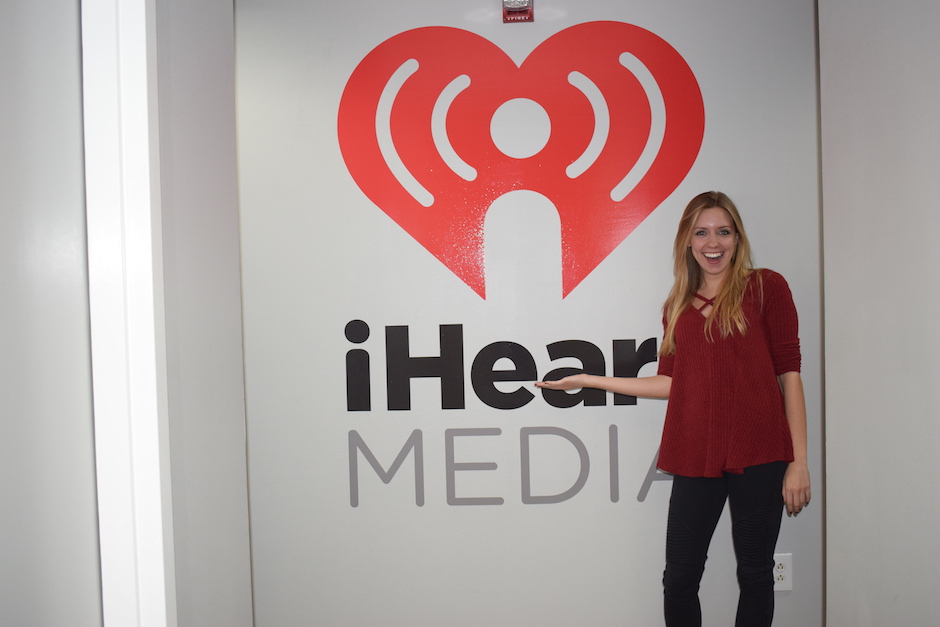 Morgan Massengill works on The Bobby Bones Show in Nashville, Tenn. (MTSU Sidelines/ Payton Comerford)