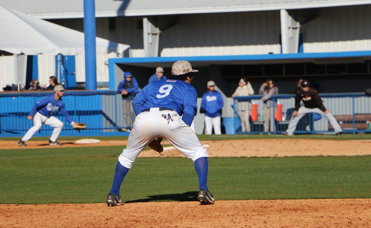 3B Drew Huff had three putouts in Saturday's game vs Bowling Green
(Devin P. Grimes/MTSU Sidelines)