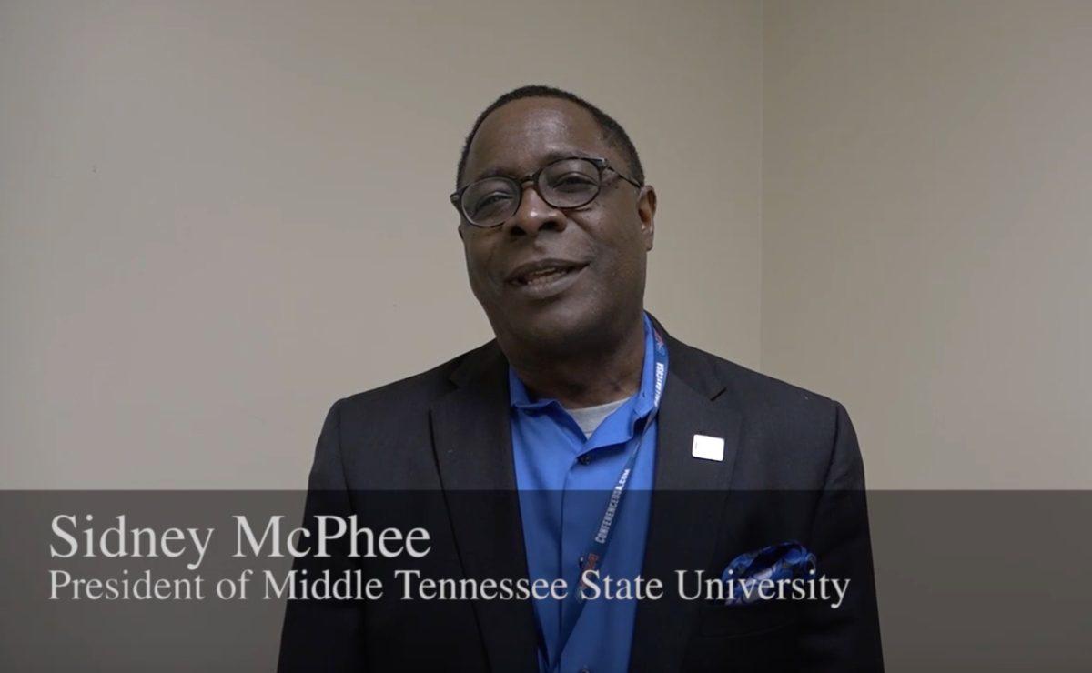 Video: President McPhee reacts to MTSU's tournament championship