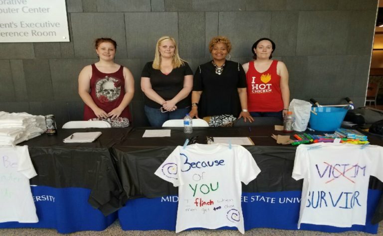 Clothesline Project held at MTSU to raise awareness for sexual assault and domestic violence