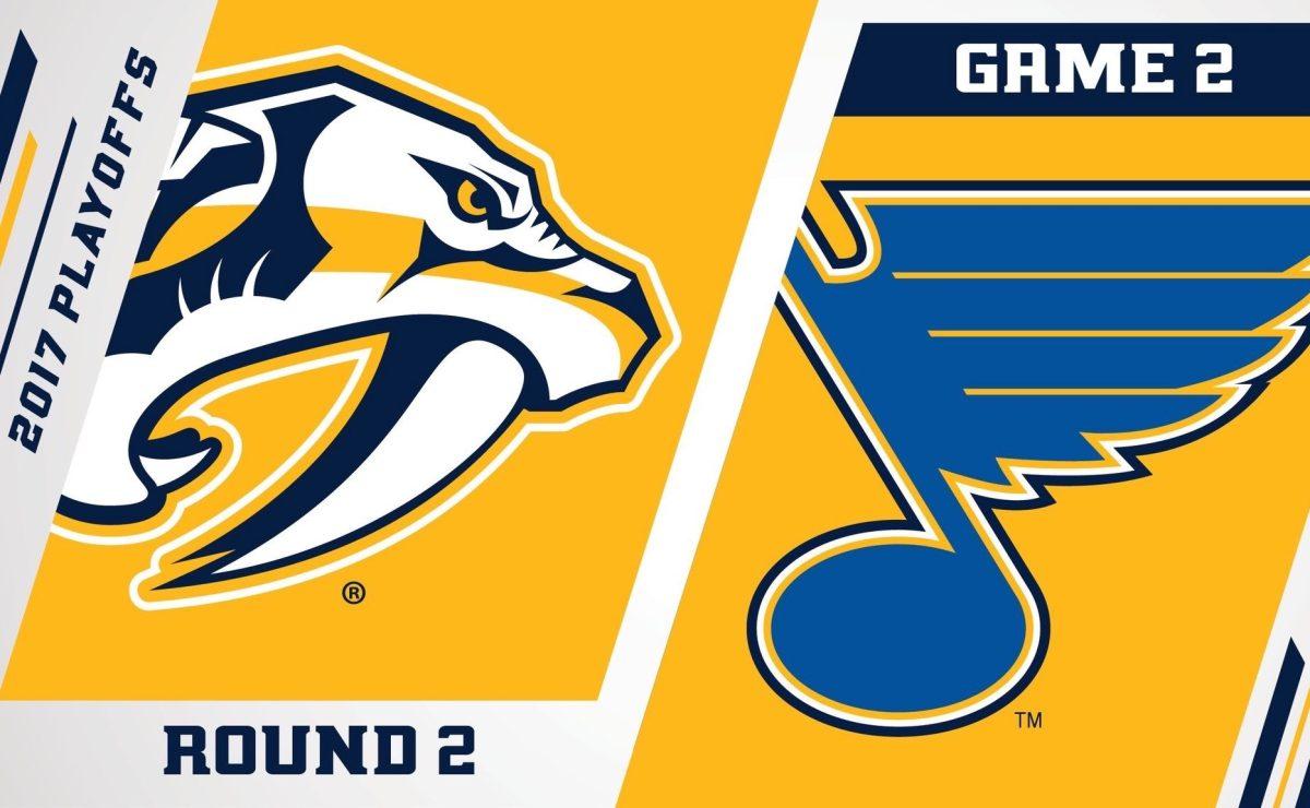 Preds fall in St. Louis, lose first game of the postseason