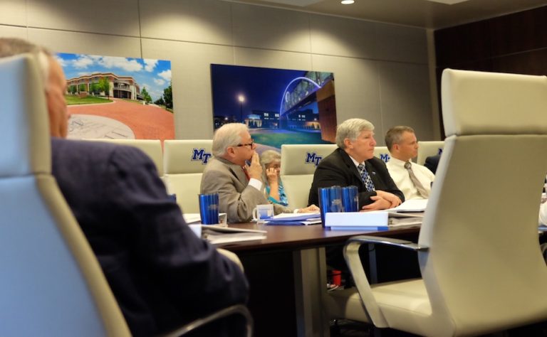 MTSU Board of Trustees holds academic affairs, student life, athletics meeting on campus