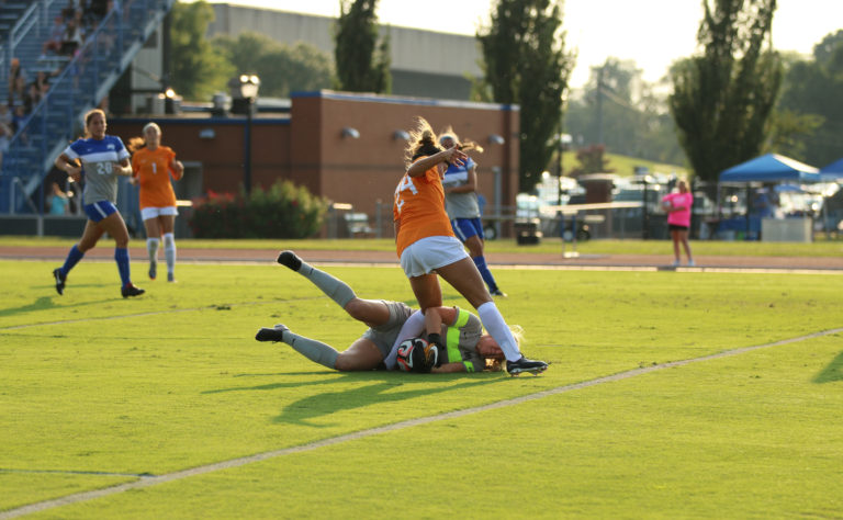 Soccer recap: Blue Raiders shut out by Tennessee in 2-0 defeat