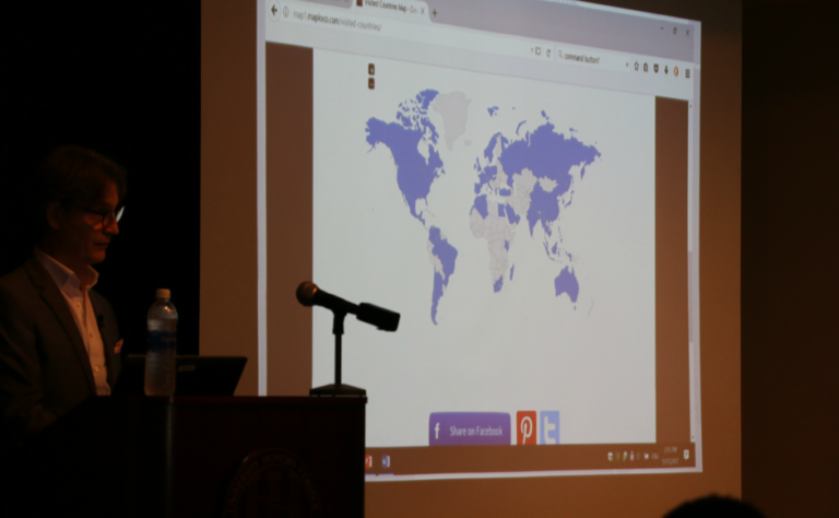 Vice Provost of International Affairs hosts lecture on cultural awareness, value of traveling