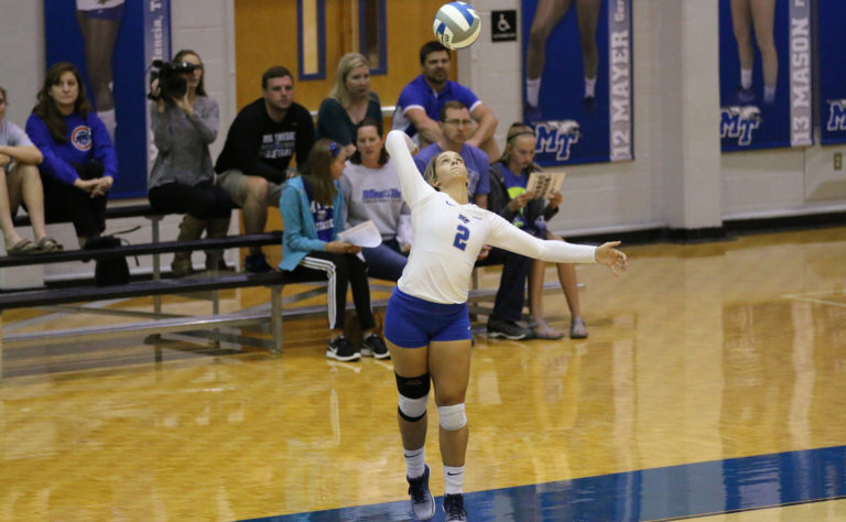 Volleyball: Blue Raiders take down TSU Tigers on road in thrilling match