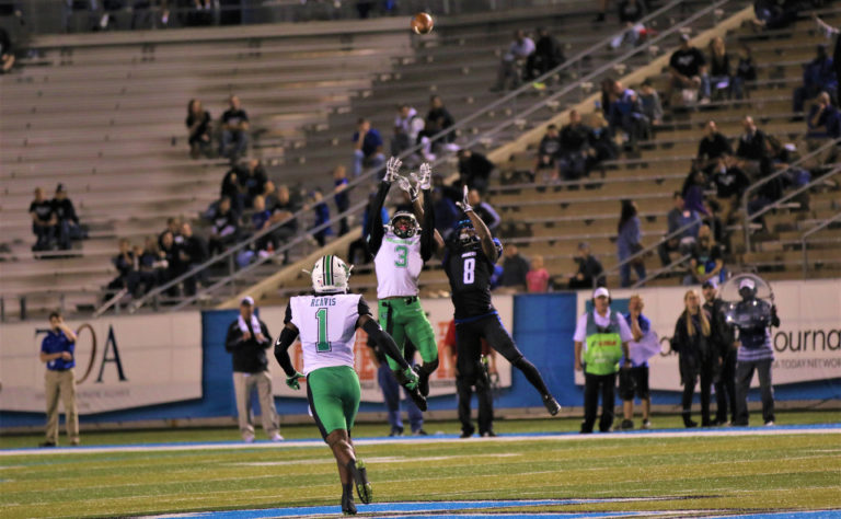 Football: Blue Raiders dominated by Marshall in Blackout game