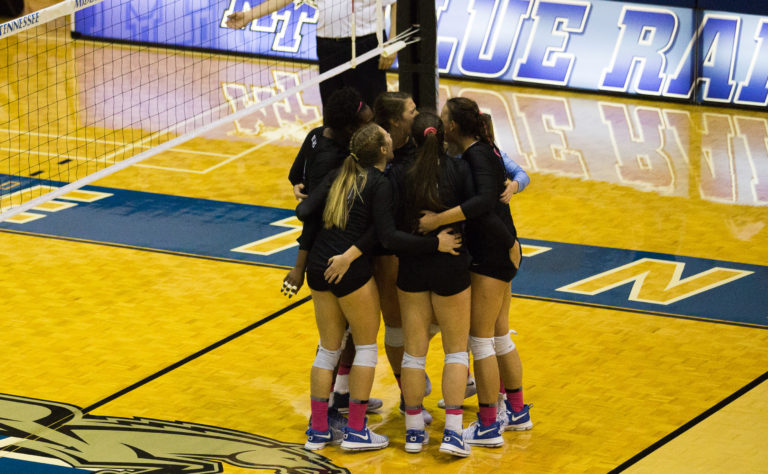 Volleyball: Blue Raiders fall in straight sets in Hattiesburg