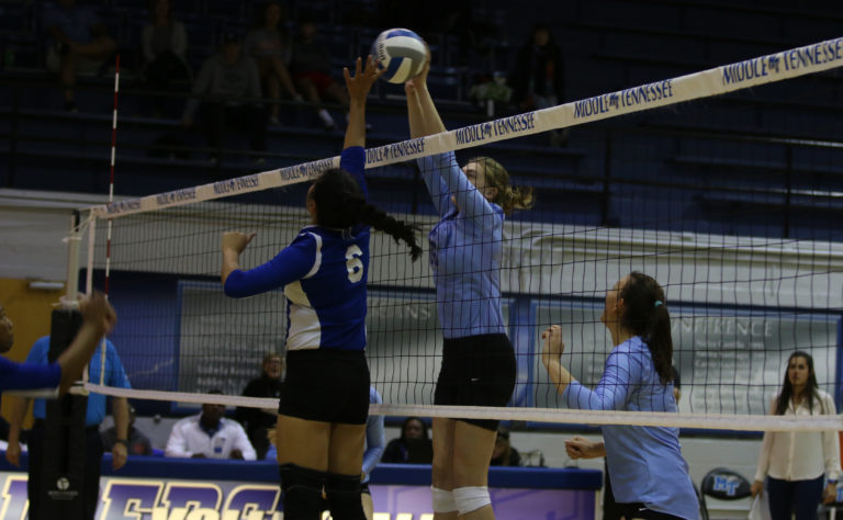Volleyball: MTSU falls to UTEP in straight sets