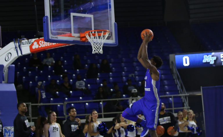 Men’s Basketball: Walters suspended for two games for ‘failing to live up to standards’ of MTSU basketball