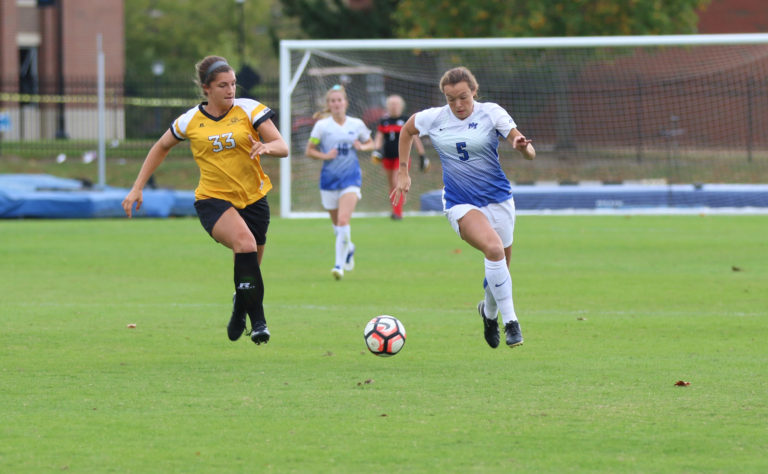 Soccer: Blue Raiders claim a 2-1 victory in Senior Day game