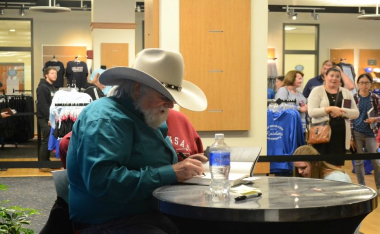 Charlie Daniels visits MTSU for book signing of new memoir, ‘Never Look at the Empty Seats’