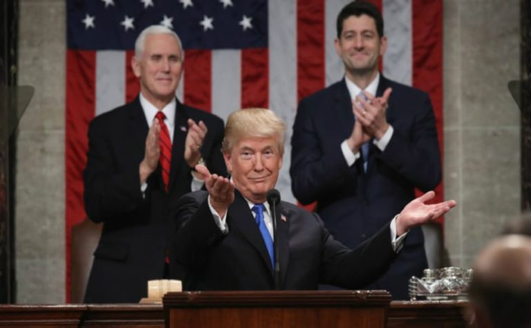 President Donald Trump stresses importance of immigration reform, national unity in first State of the Union address