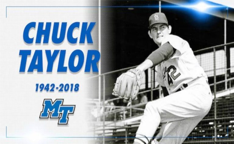 Baseball: Former MTSU pitching great, Chuck Taylor, dies at age 76