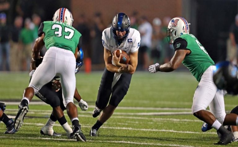 Football: Brent Stockstill’s record-breaking night leads Blue Raiders to second consecutive C-USA win over Marshall