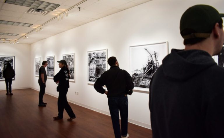 Photos: Reception, lecture for MTSU professor’s ‘Dialogue on Fire’ held in Baldwin Photographic Gallery