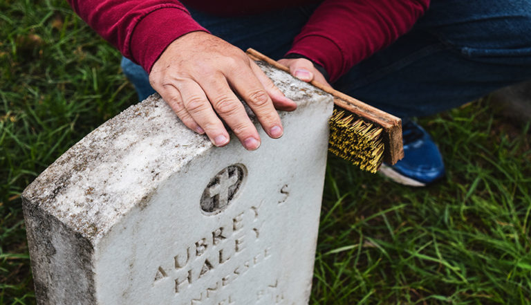 Photos: Passion inspires Murfreesboro man to clean, conserve veteran’s headstones