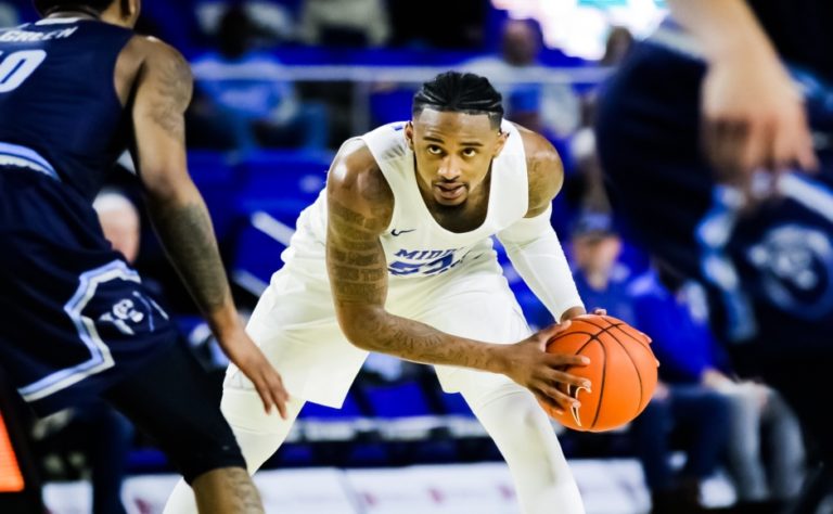 Men’s Basketball: Costly turnovers spoil Blue Raider comeback attempt against Old Dominion