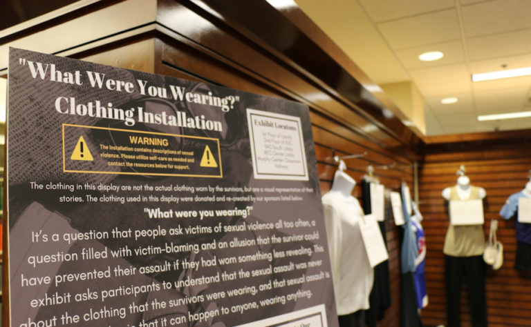 Photos: ‘What Were You Wearing?’ exhibit closes second year at MTSU, leaves lasting impact