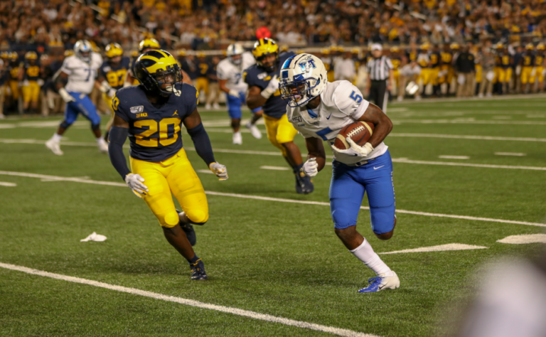 Football: Michigan outpaces Blue Raiders 40-21 in season opener