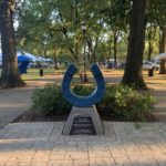 The Blue Horseshoe stood proud in Walnut Grove on Saturday, September 7, 2019.